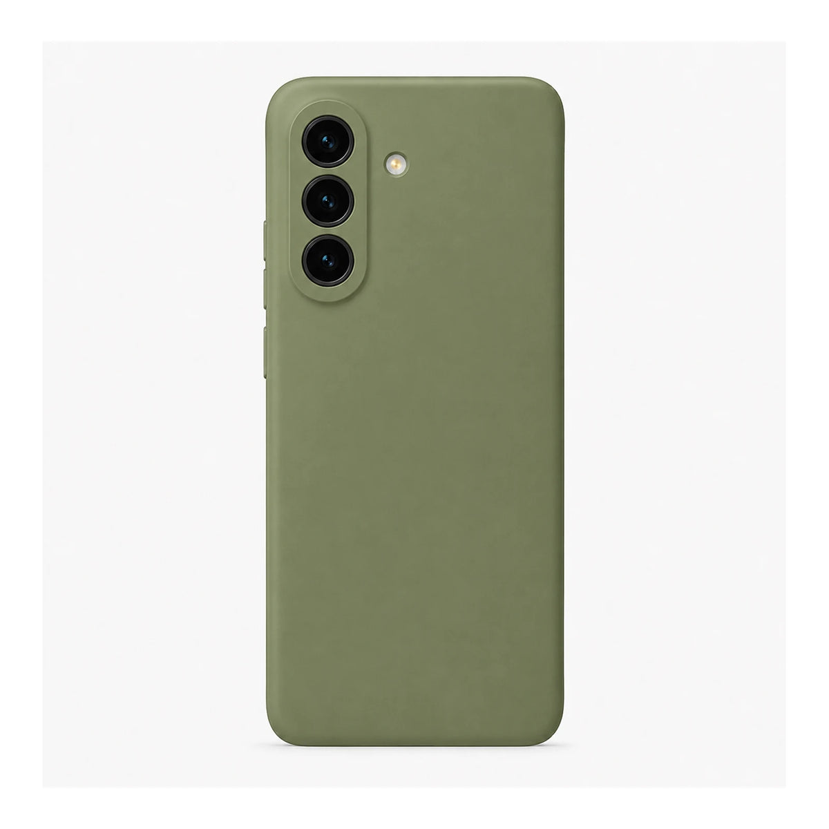Capa Slim Lisa verde para Samsung A37 em vista traseira