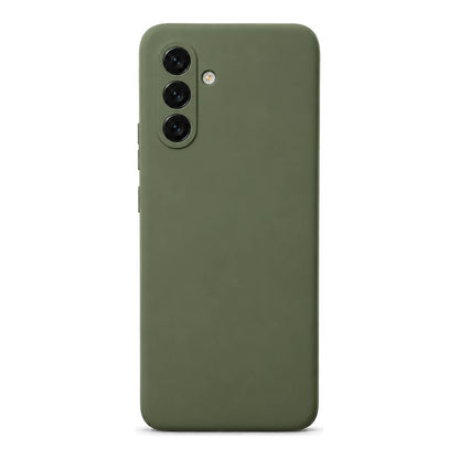 Capa Slim Lisa verde para Samsung A54 5G em vista traseira