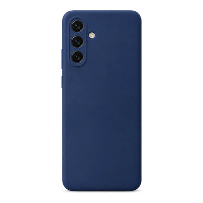 Capa Slim Lisa azul-escuro para Samsung A54 5G em vista traseira
