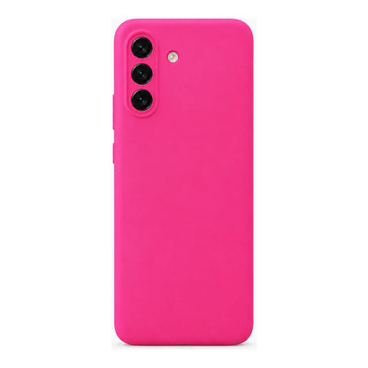 Capa Slim Lisa rosa para Samsung A54 5G em vista traseira