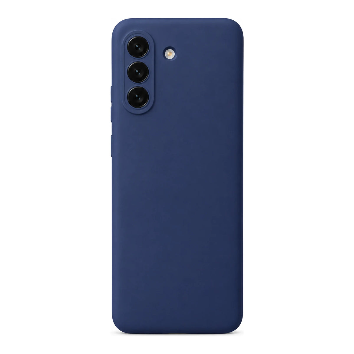 Capa Slim Lisa azul-marinho para Samsung Galaxy A56 5G em vista traseira