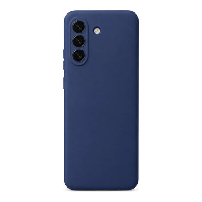Capa Slim Lisa azul-marinho para Samsung Galaxy A56 5G em vista traseira