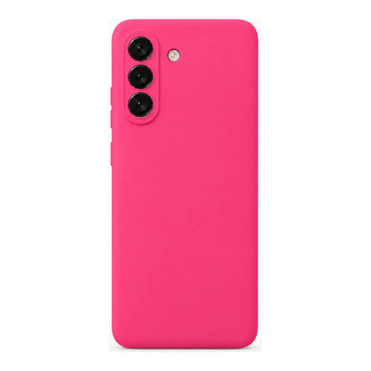 Capa Slim Lisa rosa para Samsung Galaxy A56 5G em vista traseira