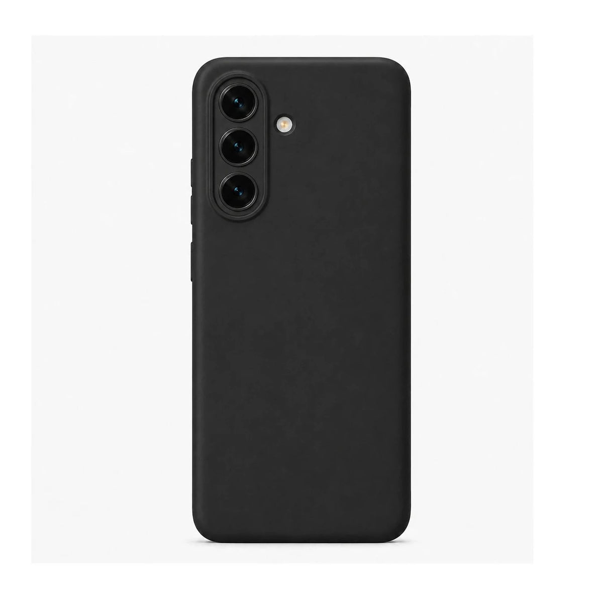 Capa Slim Lisa preto para Samsung Galaxy A57 em vista traseira