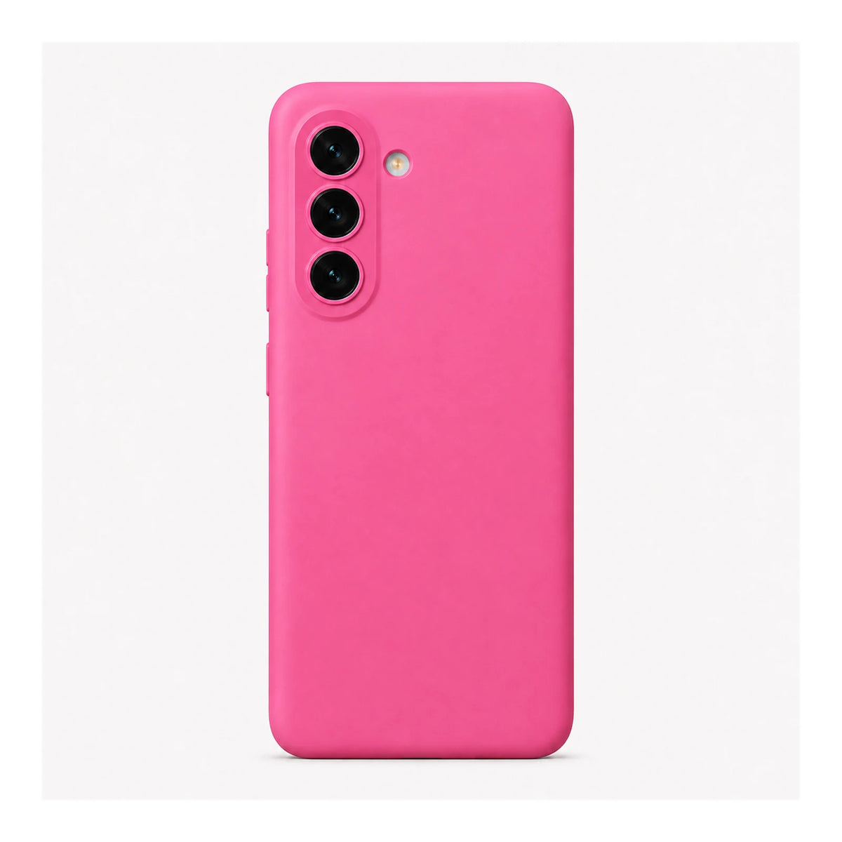 Capa Slim Lisa rosa para Samsung Galaxy A57 em vista traseira