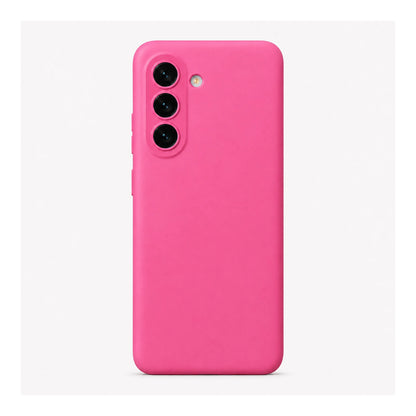 Capa Slim Lisa rosa para Samsung Galaxy A57 em vista traseira