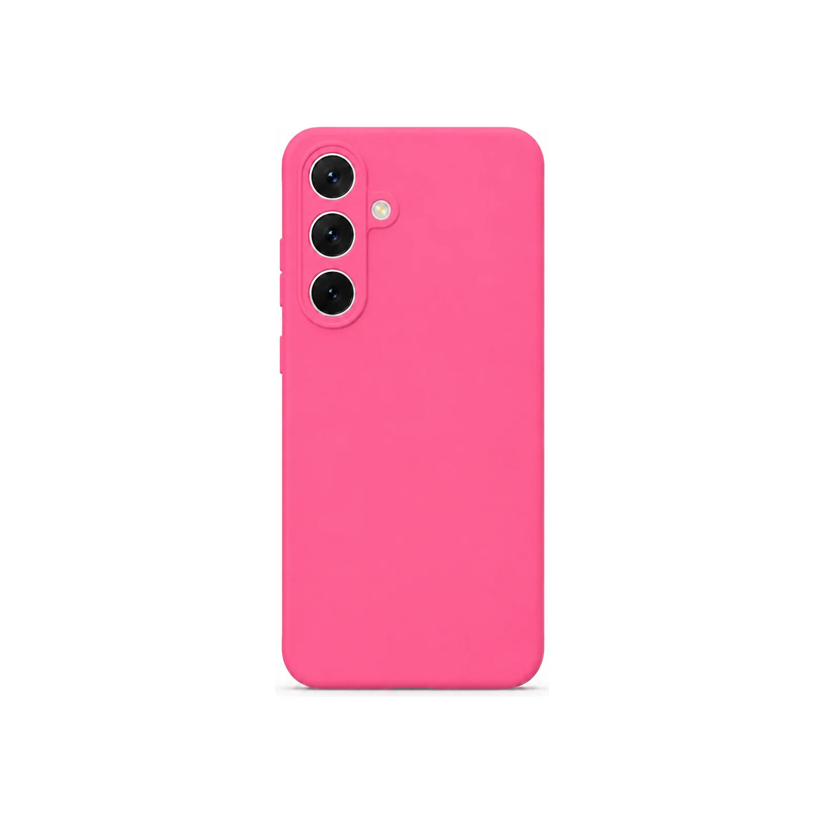 Capa Slim Lisa rosa para Samsung S24 PLUS em vista traseira