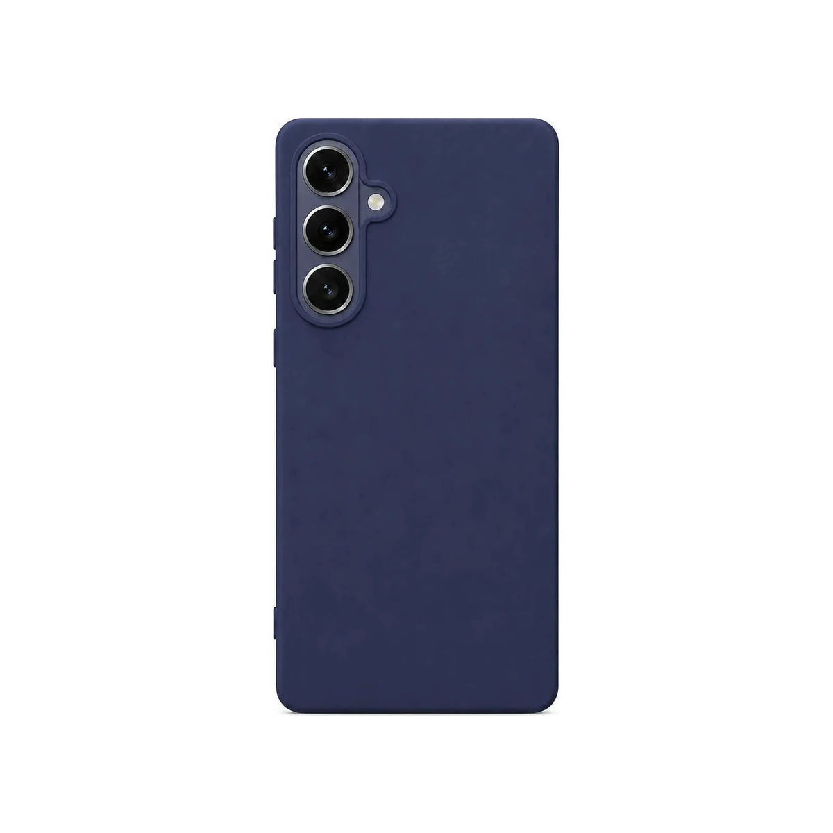 Capa Slim Lisa azul-escuro para Samsung S24 em vista traseira