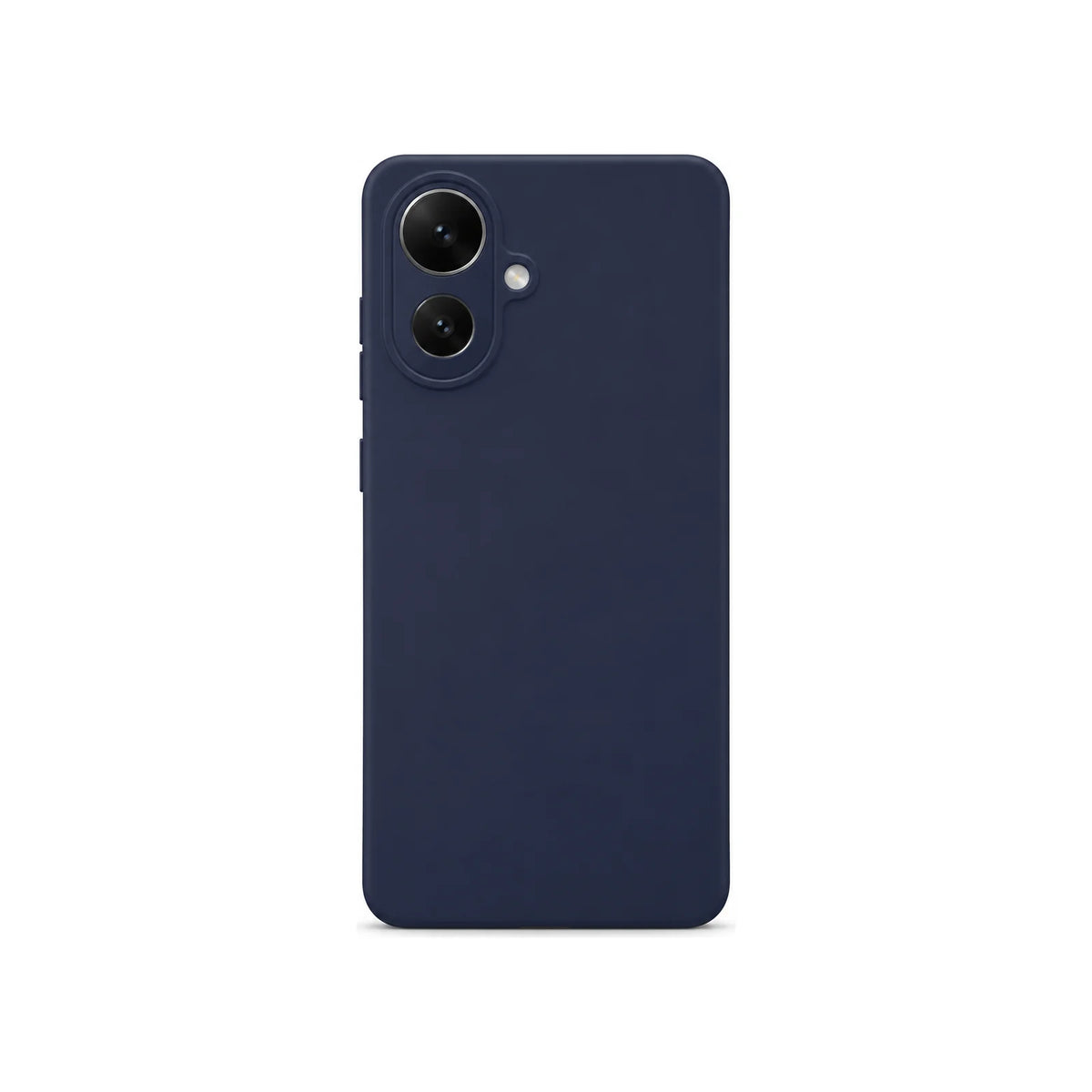 Capa Slim Lisa azul-escuro para Samsung S25 EDGE em vista traseira