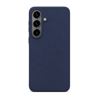 Capa Slim Lisa azul-escuro para Samsung S26 PLUS em vista traseira