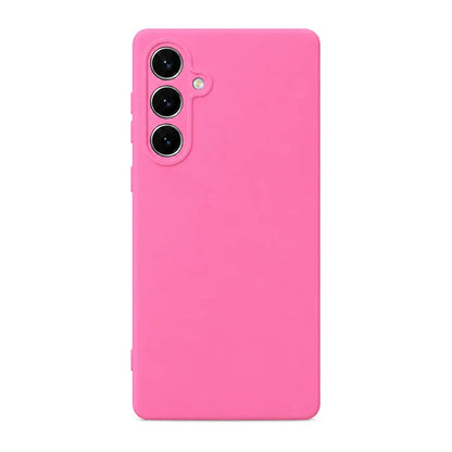 Capa Slim Lisa rosa para Samsung S26 PLUS em vista traseira