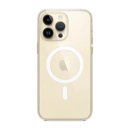 Capa transparente Ultra Impactor Clear MagSafe para iPhone 12 / 12 Pro aplicada em aparelho dourado