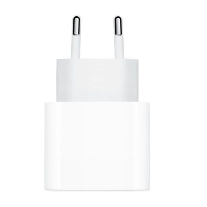 Carregador de Parede Apple 20 W branco em vista frontal