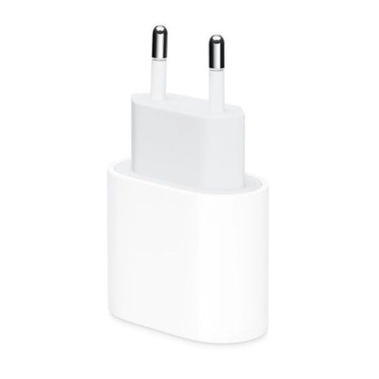 Carregador de Parede Apple 20 W branco em perspectiva