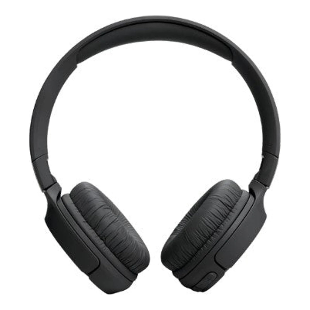 Headphone JBL Tune 520BT preto em duas vistas frontais