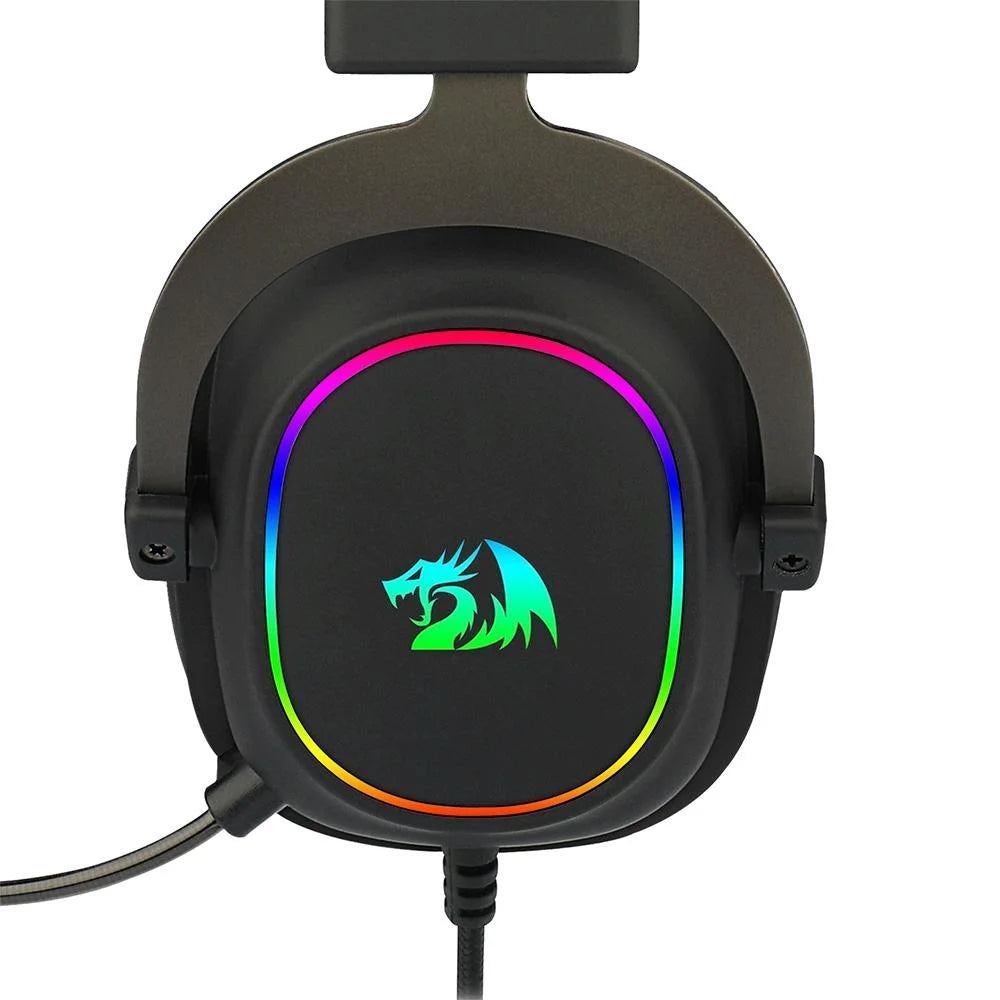 Headset Gamer Redragon Zeus X RGB Preto