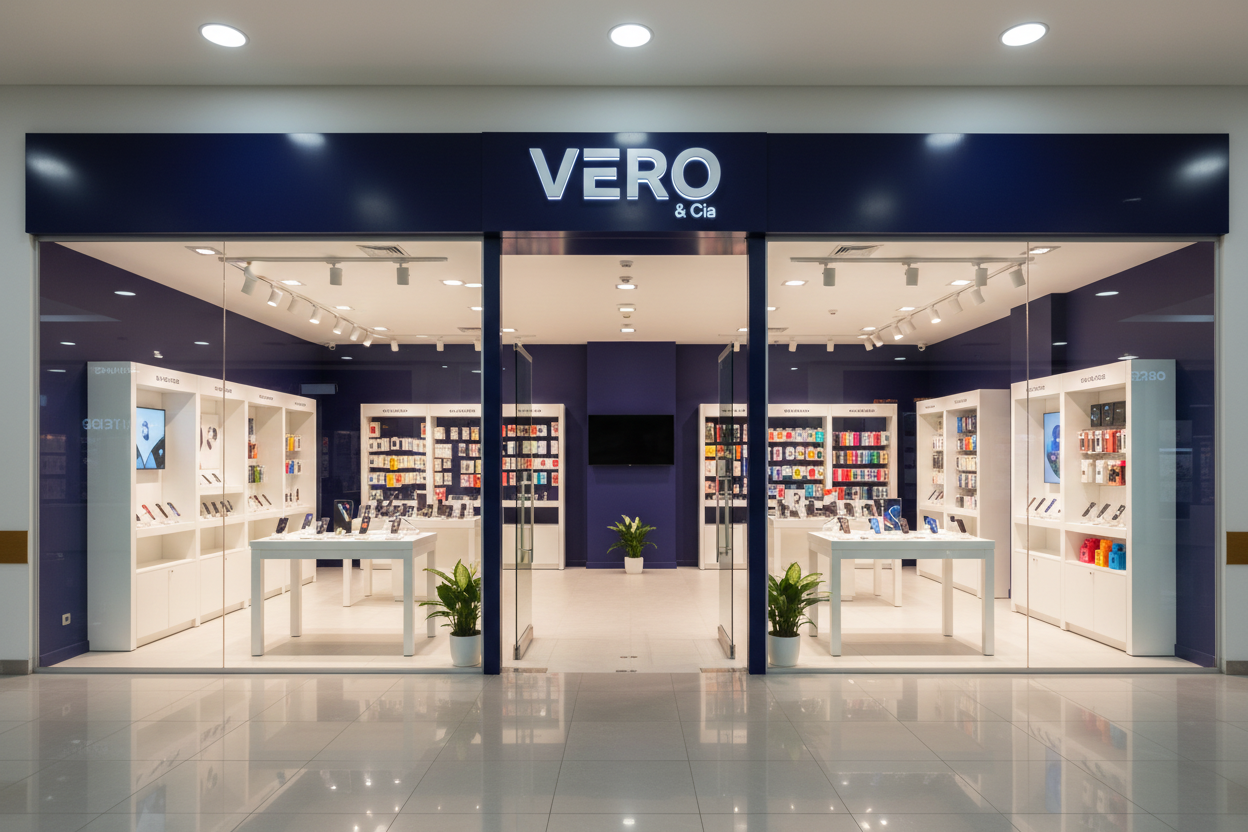 Loja VERO - Estilo Fachada Escura