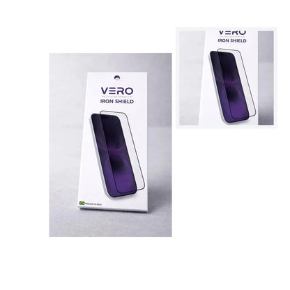 Embalagem da Película de Privacidade Iron Shield para iPhone 11 e XR em duas vistas