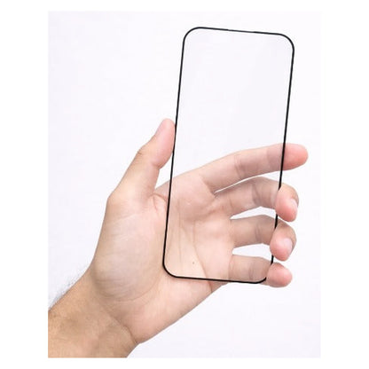 Película de Privacidade Iron Shield para iPhone 15 Plus e 16 Plus segurada pela borda