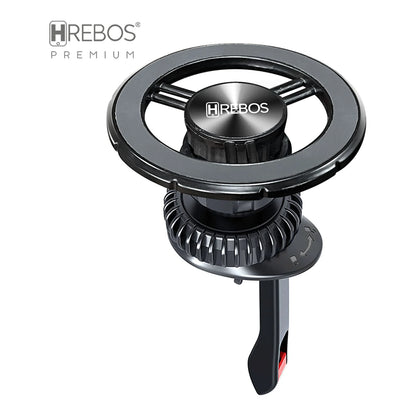 Suporte Veicular Hrebos Wheel SU-240 preto em vista frontal