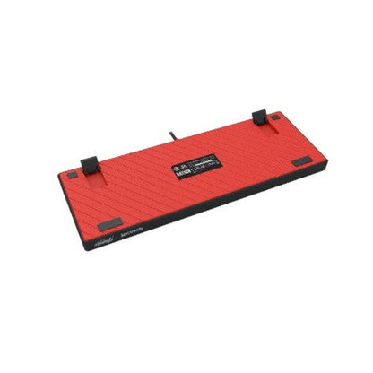 Parte traseira do Teclado Mecânico Gamer Redragon Flamengo Nation vermelho e preto